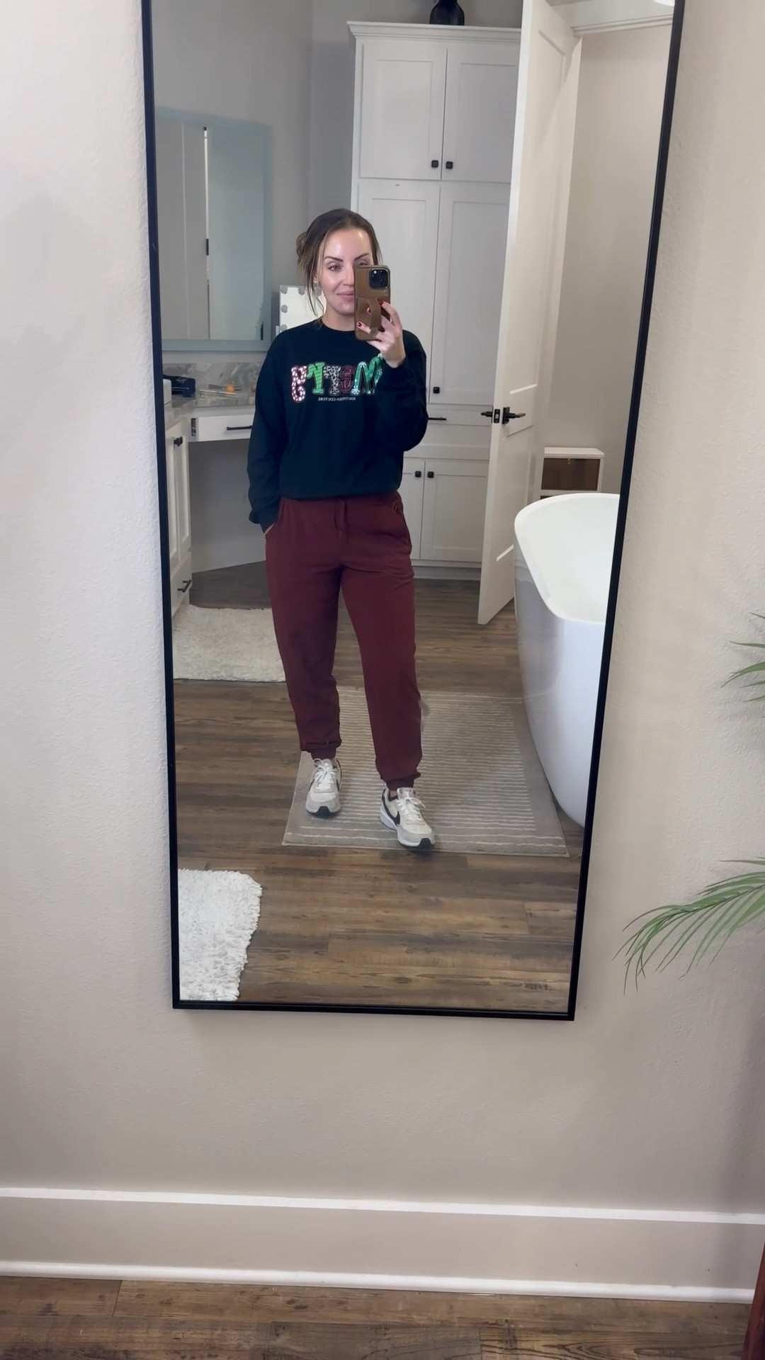 All in Motion Target joggers are so versatile — truly the most comfortable work pants I own. I use them for nursing scrub bottoms, business meetings, or just casually run errands. 

Fits TTS - I’m wearing a size Small. 
(I’m 5’3 • 130lbs • Size 4-6 :small/medium)

#LTKgrwm