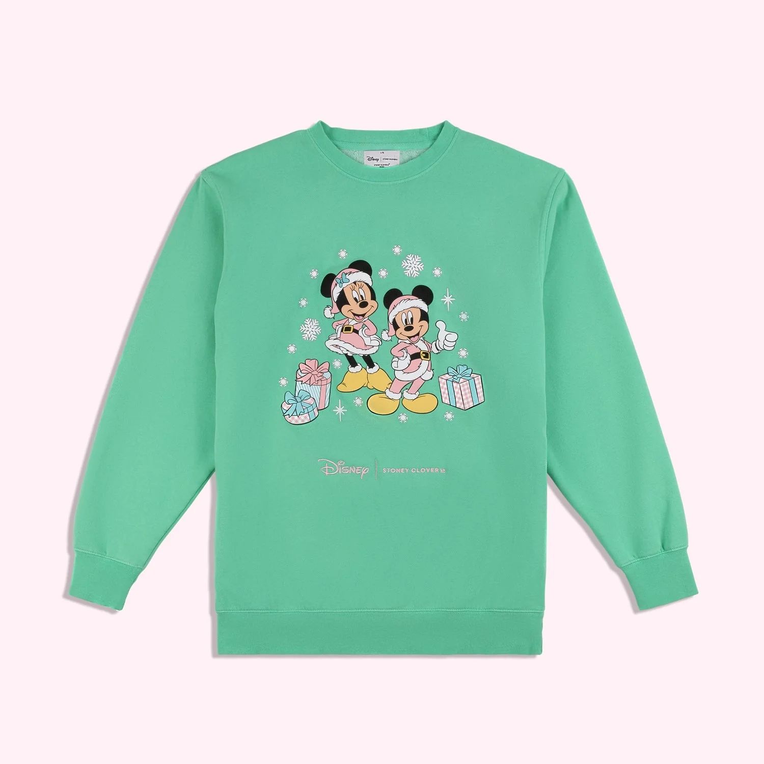 Disney Mickey & Minnie's Holiday Collection Green Sweatshirt | Stoney Clover Lane