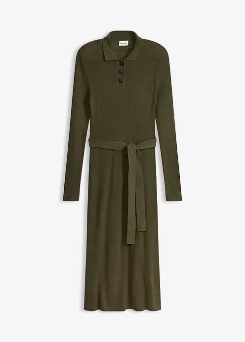 Ripp-Strickkleid aus Viskose-Mix | Bonprix DE