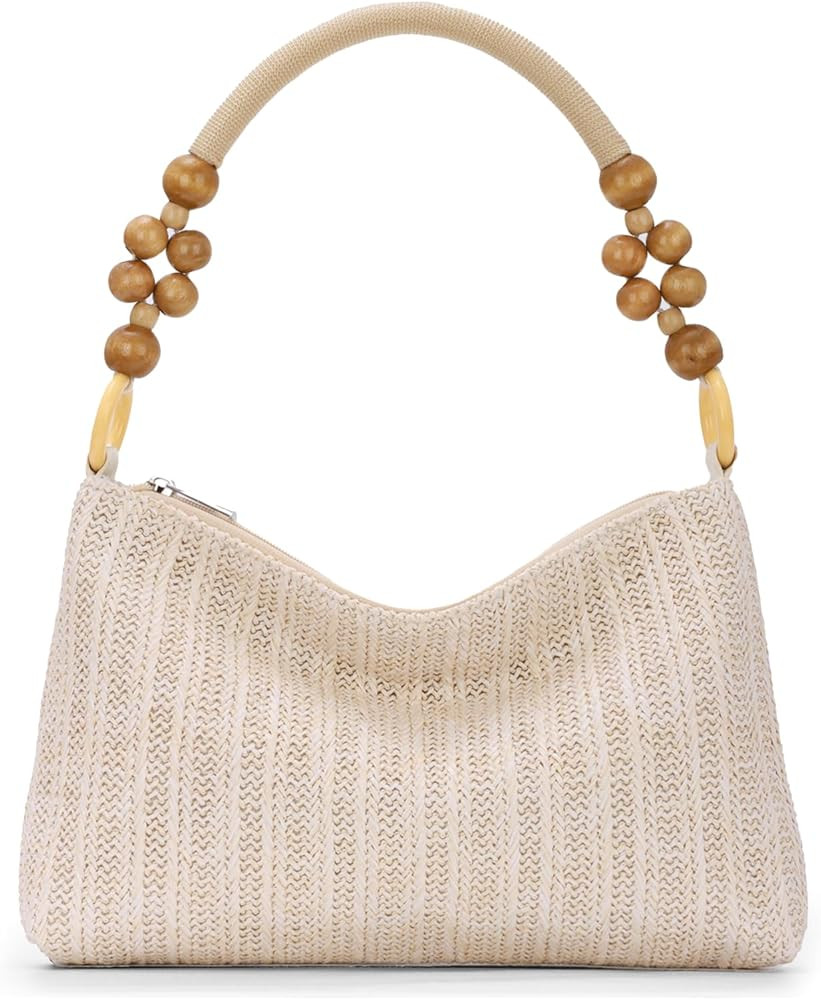 Emprier Straw Tote Bag for Women Summur Beach Bags Straw Shoulder Purse Woven Tote Bag Vacation H... | Amazon (US)