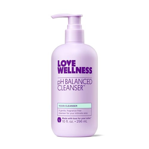 Love Wellness pH Balancing Cleanser | Feminine Vulva Wash for Intimate Health & Hygiene | Fragrance-Free, Non-Irritating & pH Matched | With Aloe Vera & Calendula for Sensitive Skin | 10 Fl Oz | Amazon (US)