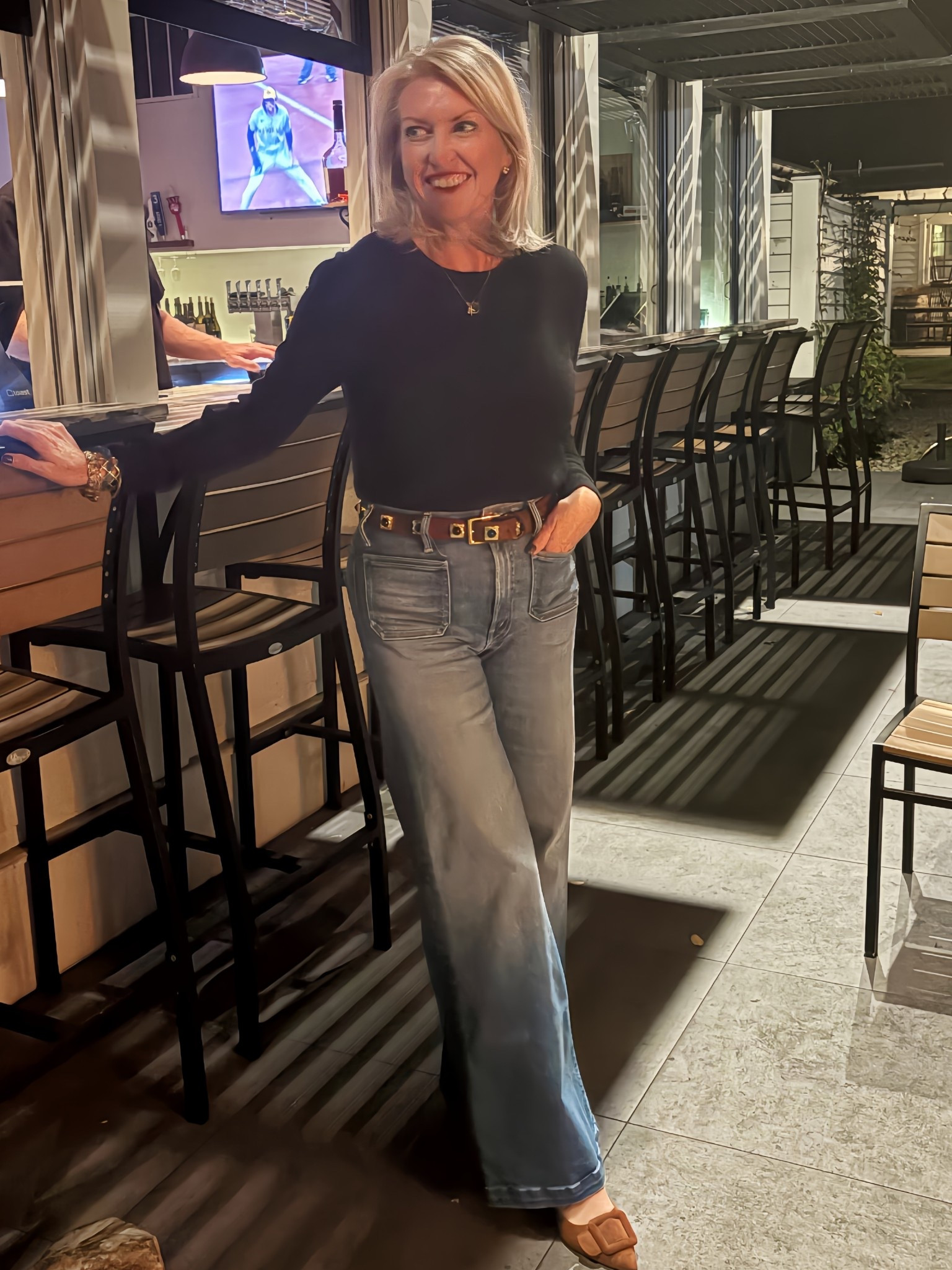 Bonfires and baseball ⚾️ 

#LTKTravel #LTKOver40 #LTKStyleTip