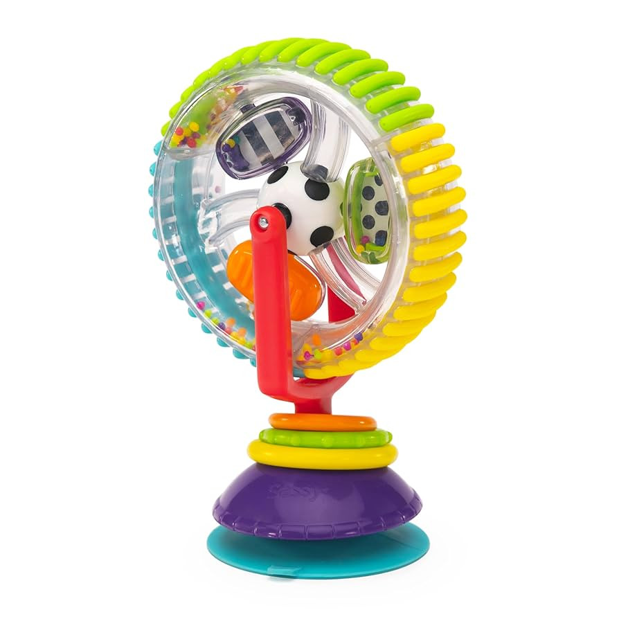 Sassy Wonder Wheel Spinning High Chair Tray Toy, Age 6+ Months | Amazon (US)