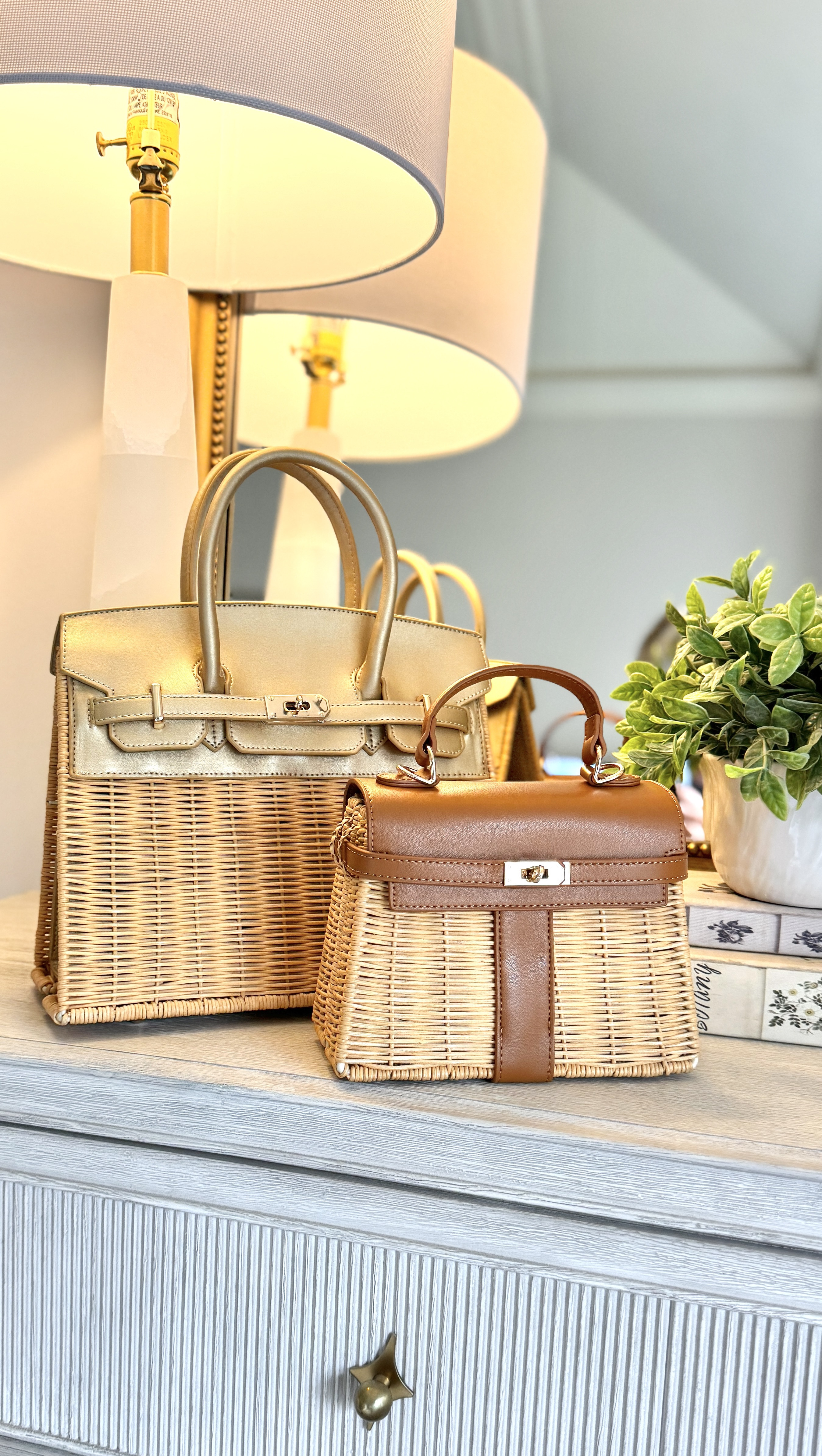 Love these luxe look wicker handbags! #LTKGiftGuide 

#LTKItBag #LTKSeasonal #LTKShoeCrush