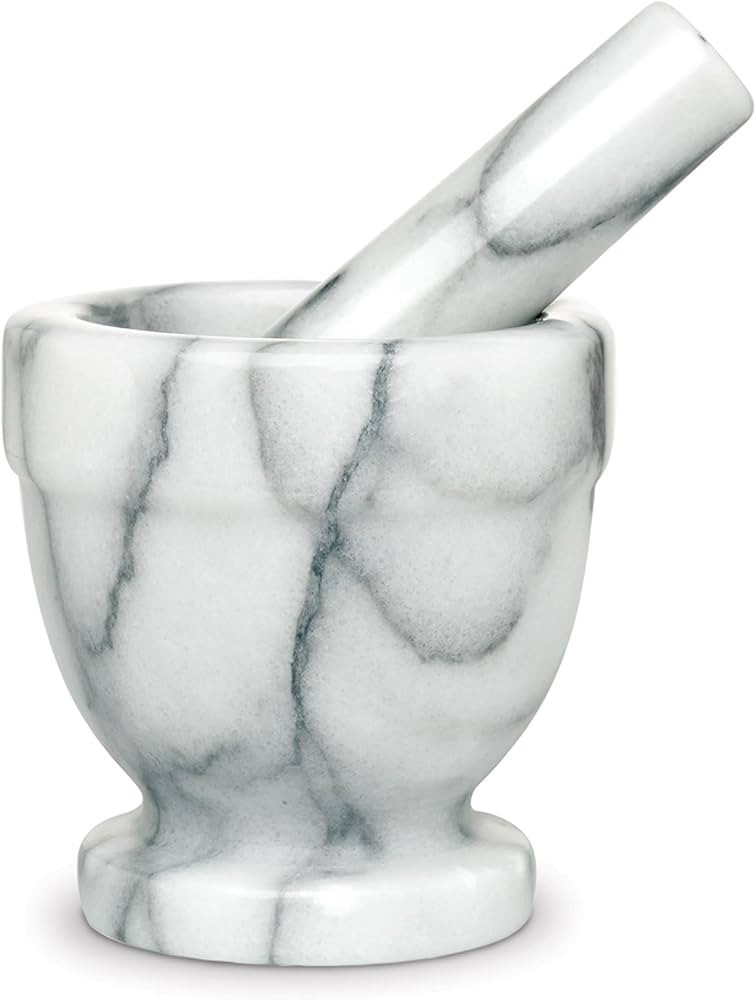HIC Harold Import Co HIC Mortar and Pestle Set, 5.75-Inch, Tall, Marble | Amazon (US)