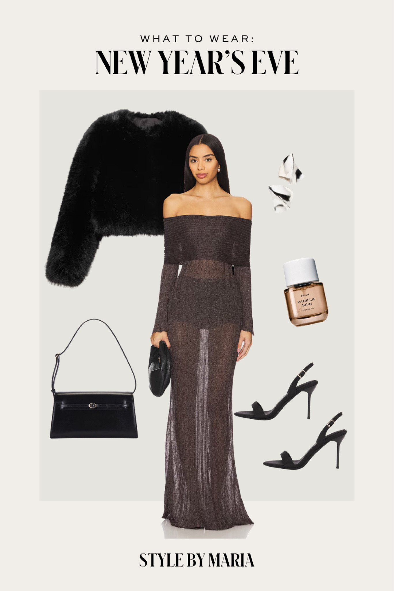 New Year’s Eve outfit / holiday party outfit
Afrm sheer maxi dress - a best seller on #miamiamine
Mango faux fur jacket 
Jeffrey Campbell heels 

#LTKSeasonal #LTKHoliday #LTKStyleTip