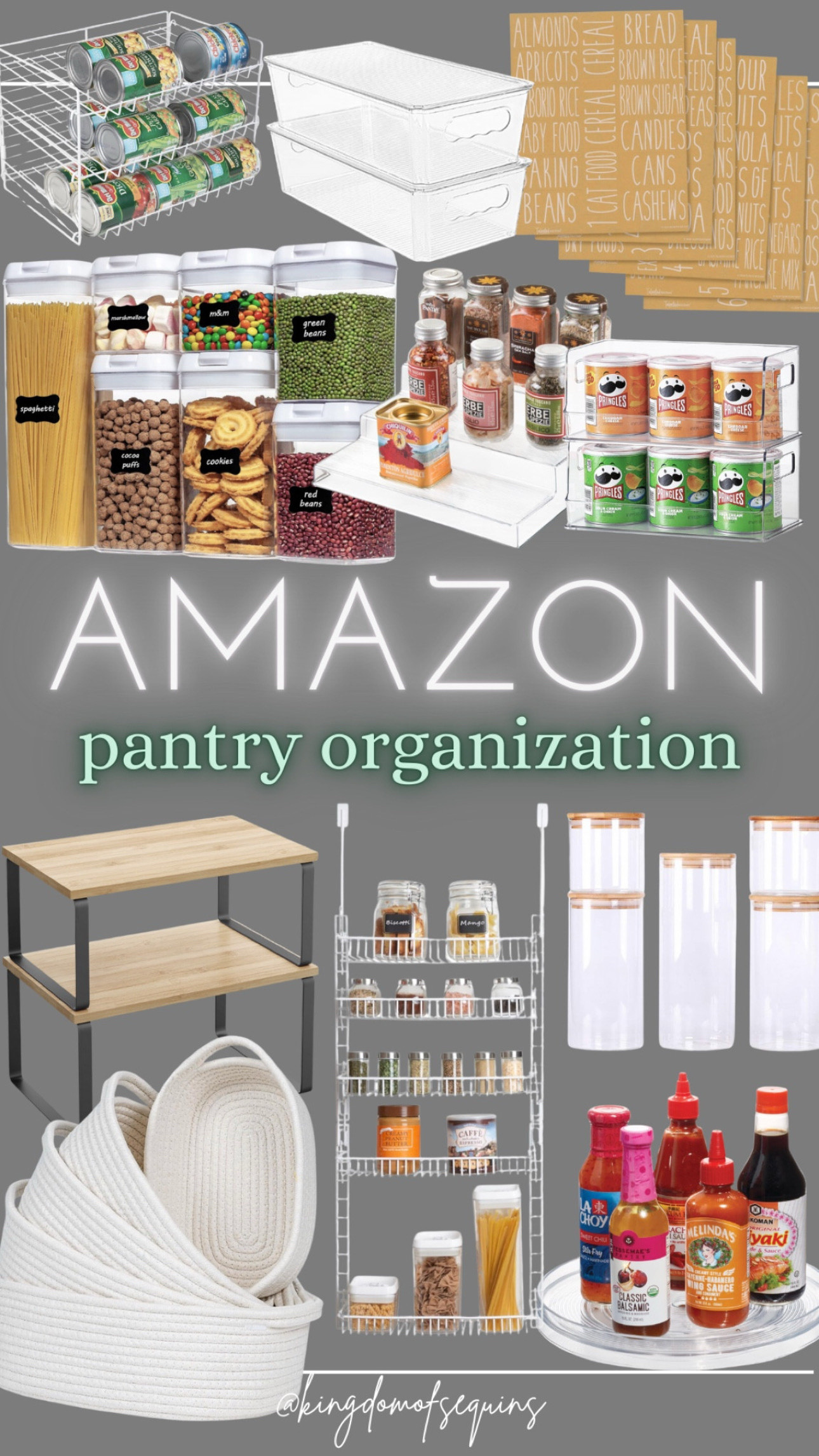 Pantry organization essentials from Amazon!

#LTKHome #LTKSeasonal #LTKFindsUnder50