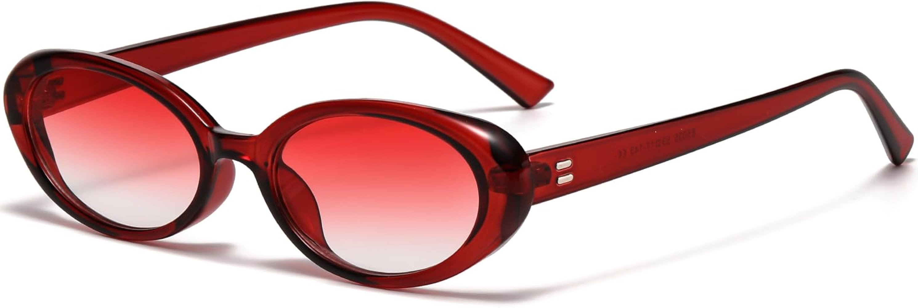 Breaksun Retro Oval Sunglasses for Women Men Fashion Small Oval Sunglasses 90s Vintage Shades | Amazon (US)