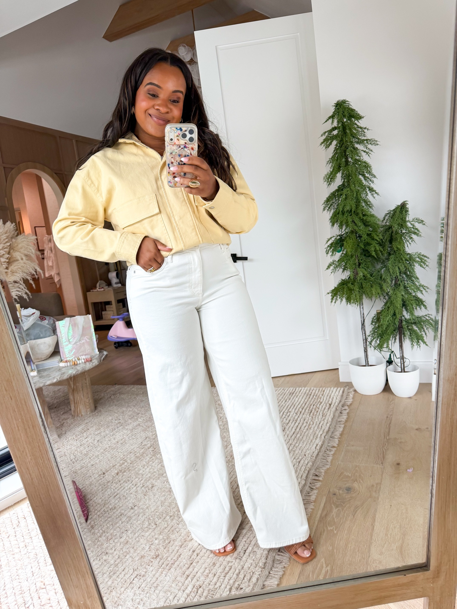 My white jeans that are not see through and fit great are on sale!!  #Target 


#LTKSeasonal #LTKSaleAlert #LTKootd