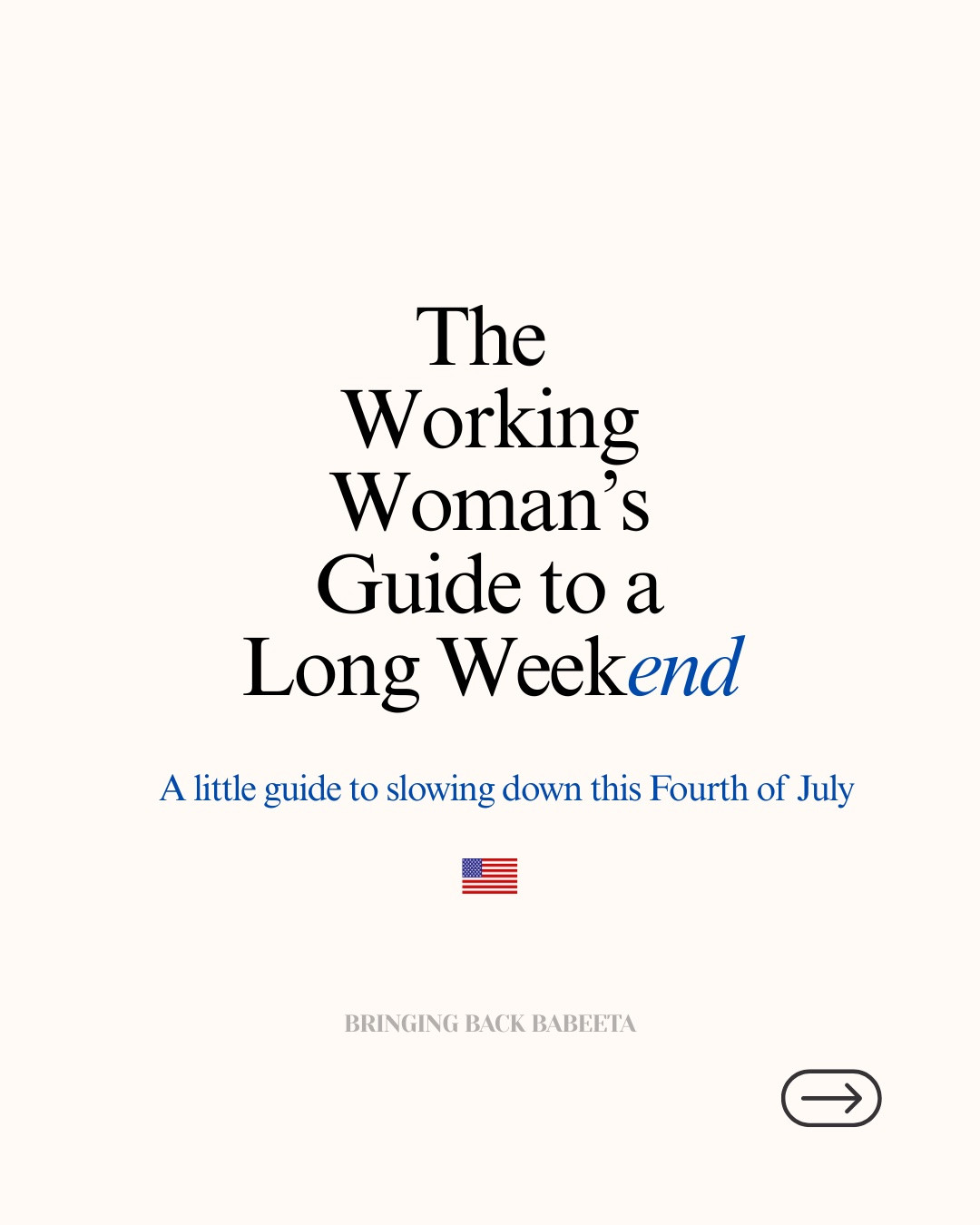 ✨ The Working Woman’s Long Weekend Edit ✨

Sharing the versatile summer outfits and accessories I’ll be wearing all weekend—from slow mornings with coffee to backyard BBQs, family gatherings, dinner on the patio, and everything in between.

Think breathable fabrics, effortless outfit formulas, comfortable sandals, woven totes, and timeless pieces you’ll wear all summer long—not just for the holiday weekend.

Shop my complete Long Weekend Edit linked here. 🤍

#SummerStyle #FourthOfJulyOutfit #WeekendStyle #WorkLifeBalance #SummerWardrobe #LTKStyle #EffortlessStyle #CapsuleWardrobe

#LTKSeasonal #LTKWorkwear #LTKdayinmylife
