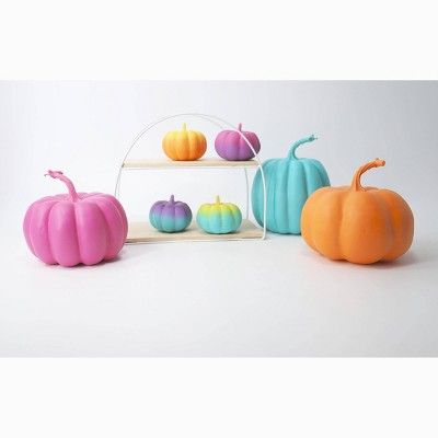 7ct Pumpkins Pink/Orange/Blue - Bullseye's Playground™ | Target