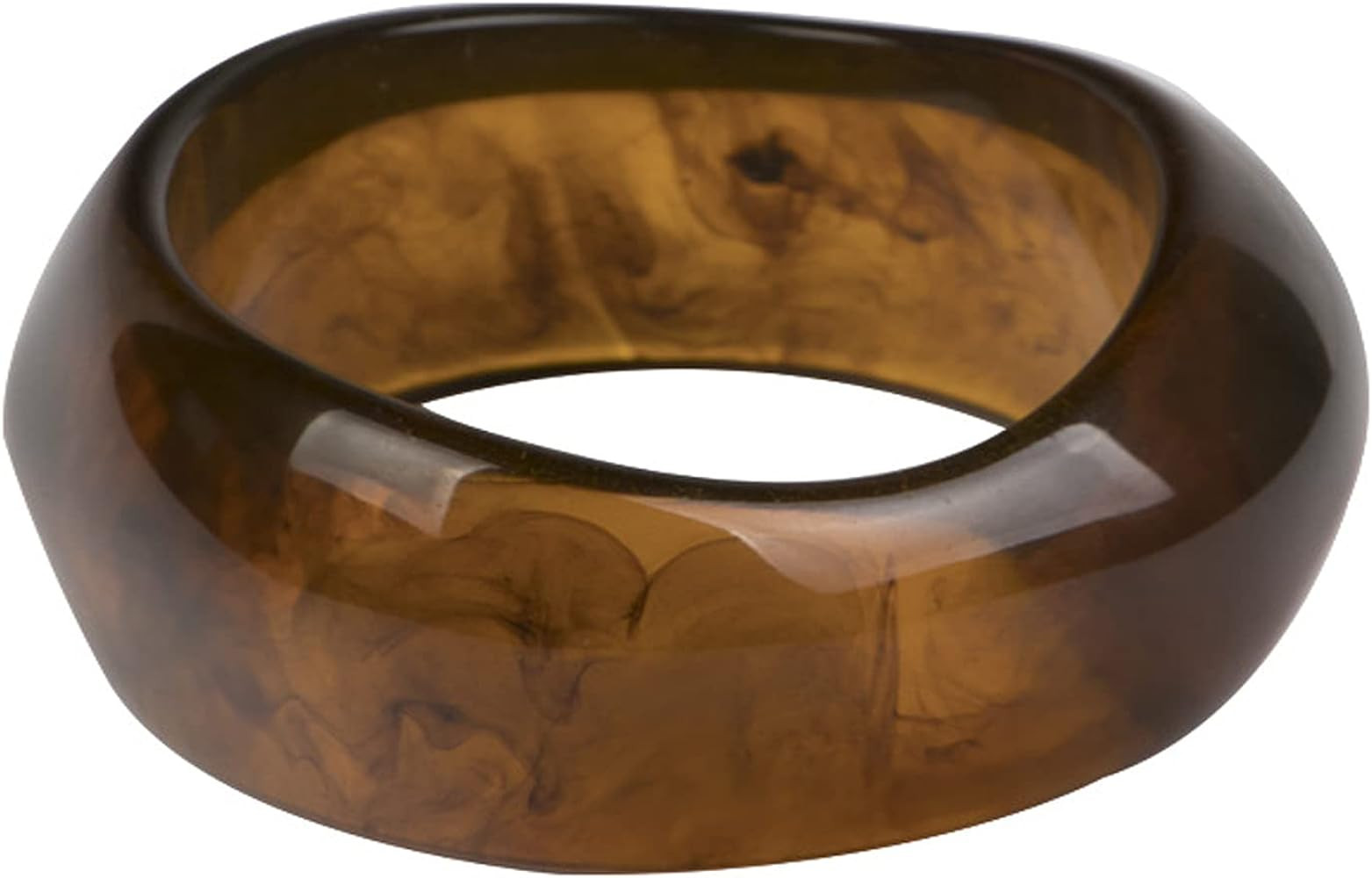 Punk Multiple Color Acrylic Resin Irregular Geometric Bangle Bracelet Tortoiseshell Acetate Mottl... | Amazon (US)