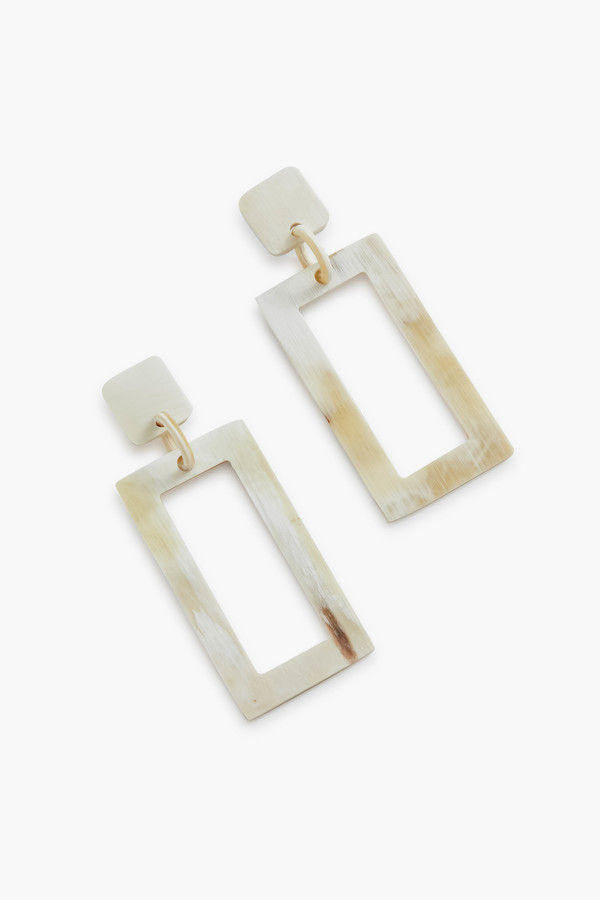 Natural Block Earrings | Tuckernuck (US)