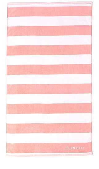 FUNBOY Pink Cabana Beach Towel in Pink. | Revolve Clothing (Global)