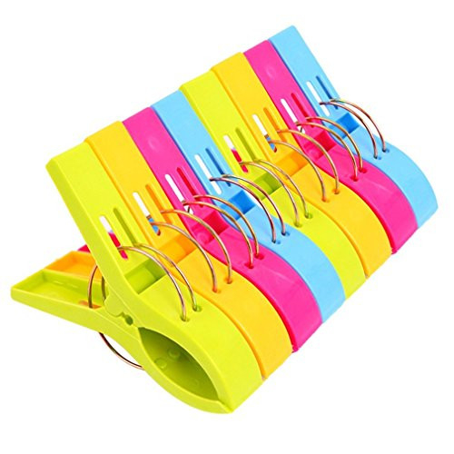 Danmu Colorful Beach Towel Clips, Beach Clips, Towel Clips for Beach Chair, Blankets, Pool Lounge... | Amazon (US)