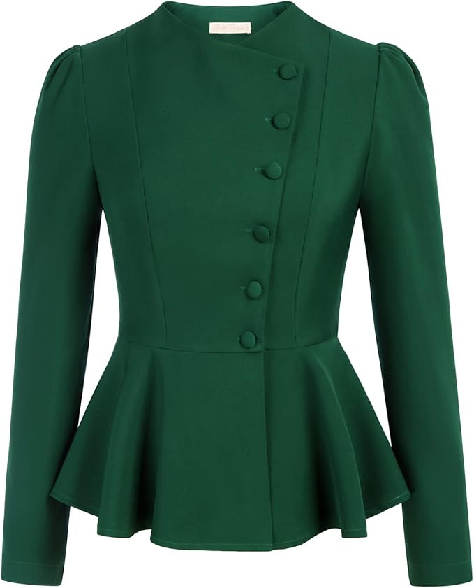 Belle Poque Women Gothic Thin Coat Medieval Style Steampunk Lapel Collar Jacket | Amazon (UK)