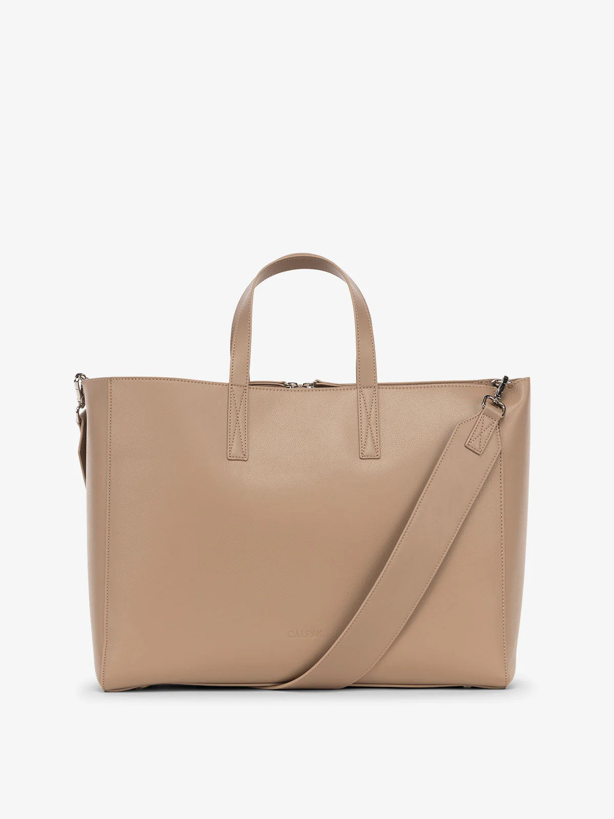 Haven Laptop Tote Bag in Taupe | CALPAK Travel