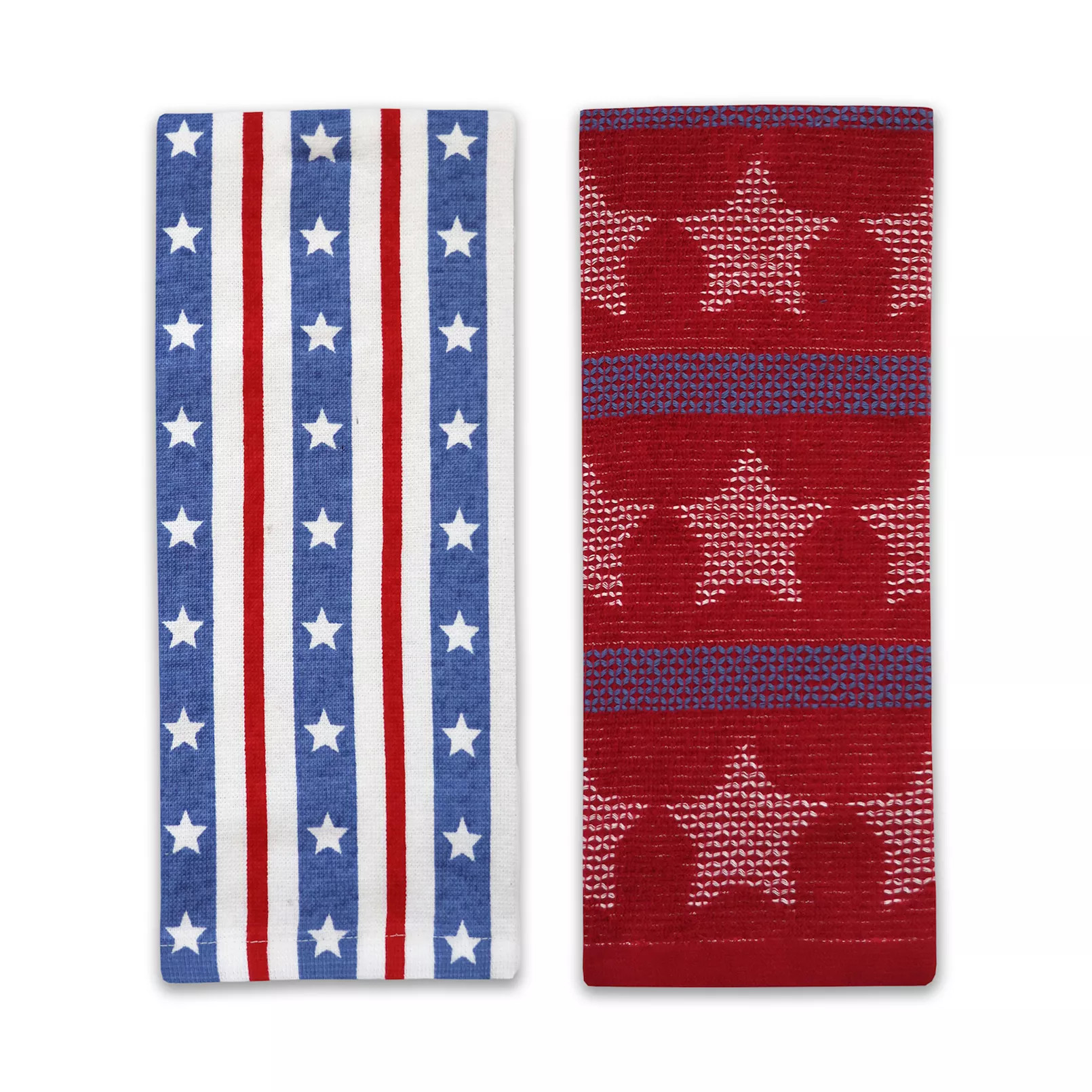 Celebrate Together™ Americana 2-Piece Star Stripe Kitchen Towel Set | Kohl's