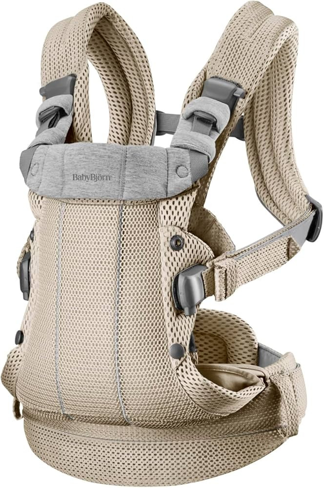 BabyBjörn Baby Carrier Harmony, 3D Mesh, Gray Beige | Amazon (US)