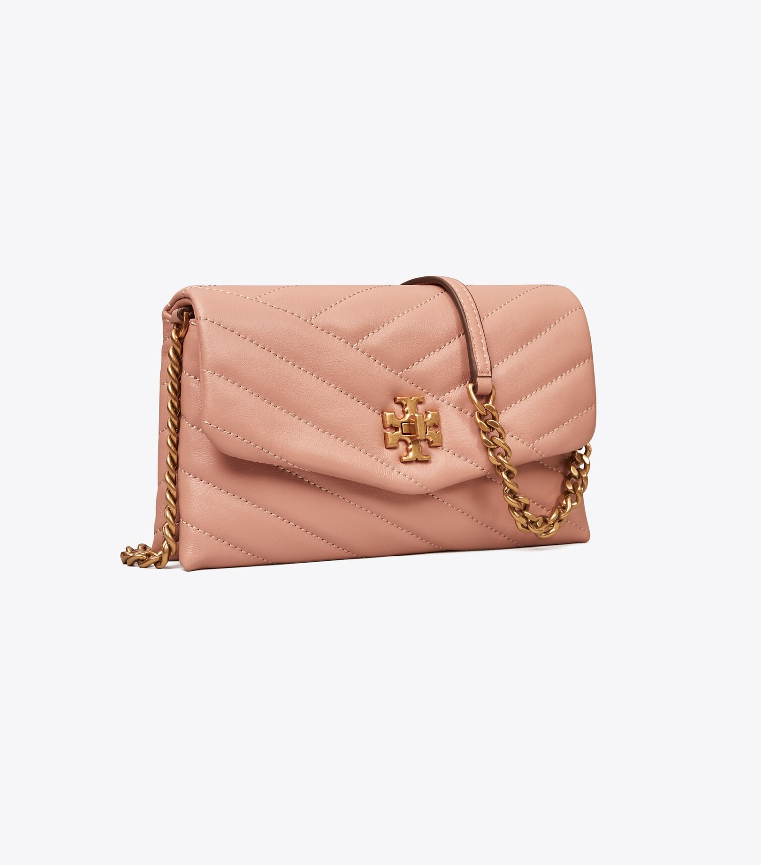 Kira Chevron Chain Wallet: Women's Designer Mini Bags | Tory Burch | Tory Burch (US)
