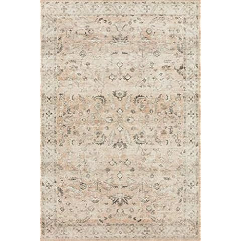 Loloi II Teagan Collection TEA-03 Ivory/Sand, Traditional 5'-3" x 7'-6" Area Rug | Amazon (US)