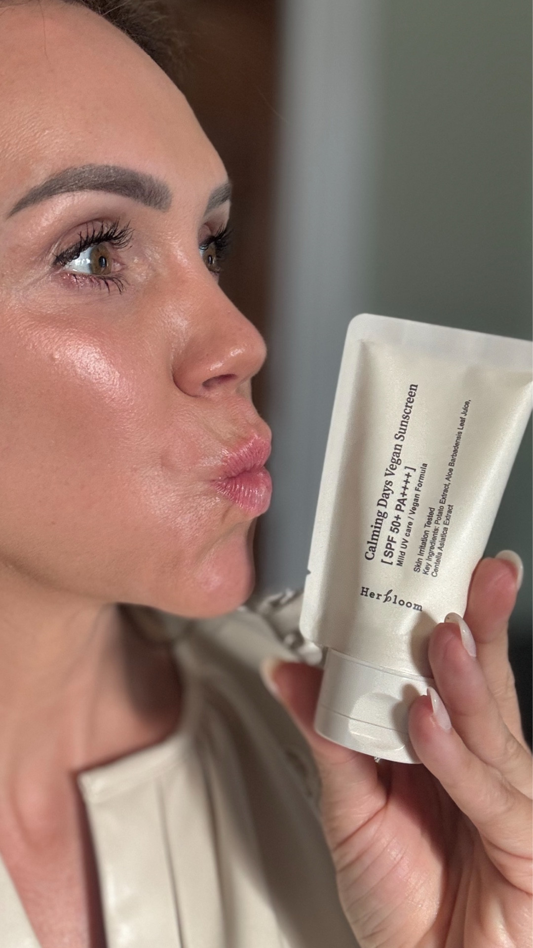 Sharing one of my favorite everyday sunscreens. It not only protects my skin, but also leaves it super hydrated. It honestly feels like a moisturizer and has a light scent that smells amazing.

•SPF 50++
•Vegan

#LTKBeauty #LTKFindsUnder50 #LTKOver40