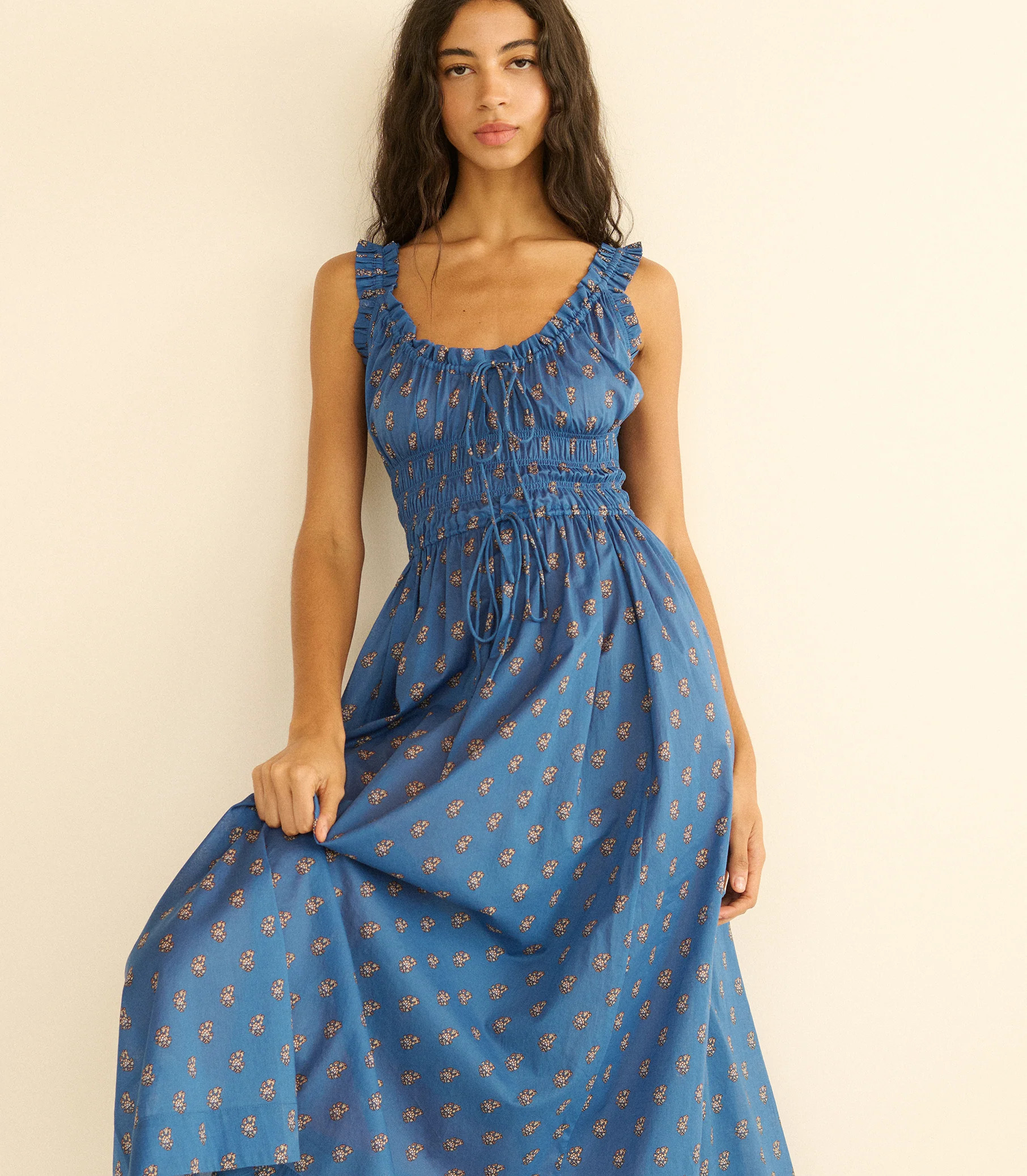 Emmaretta Dress - Eartha Paisley | DÔEN | DOEN
