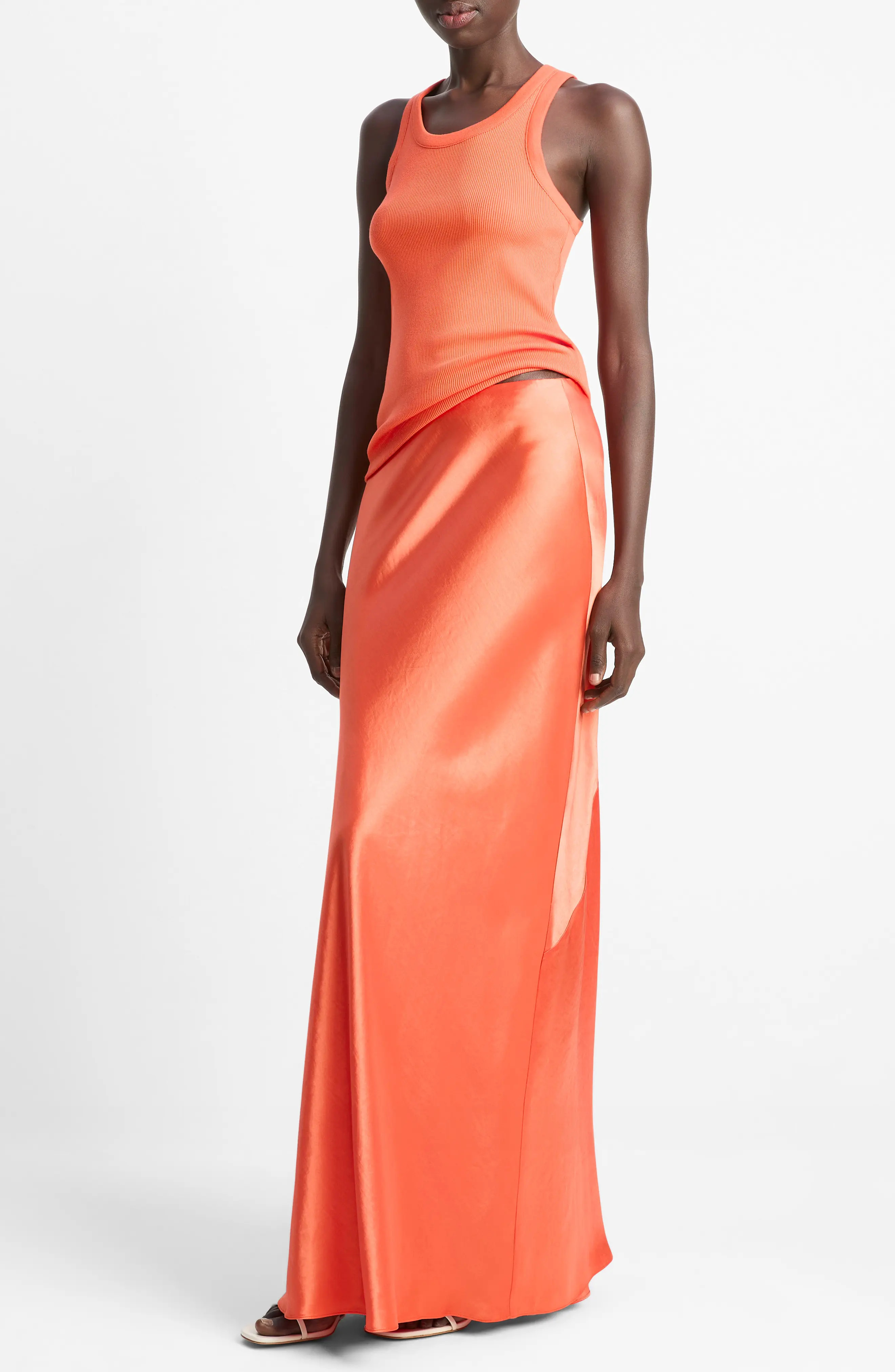 Satin Maxi Skirt (Women) | Nordstromrack | Nordstrom Rack