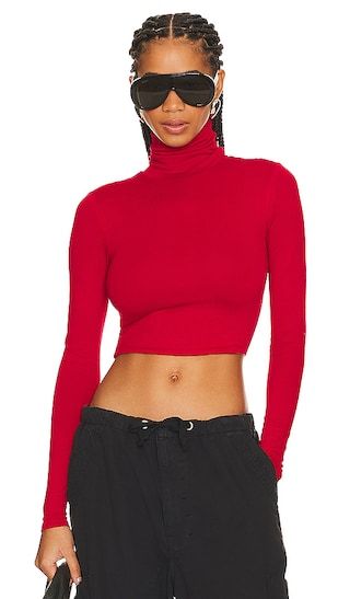 Micaela Top in Jester Red | Revolve Clothing (Global)