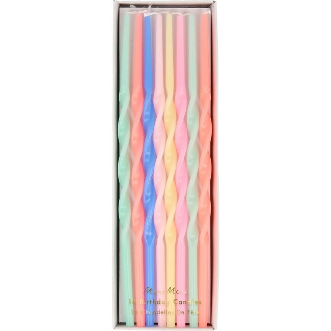 Baby Toys | Kids Toys | Mixed Twisted Long Candles | Meri Meri from Maisonette | Maisonette