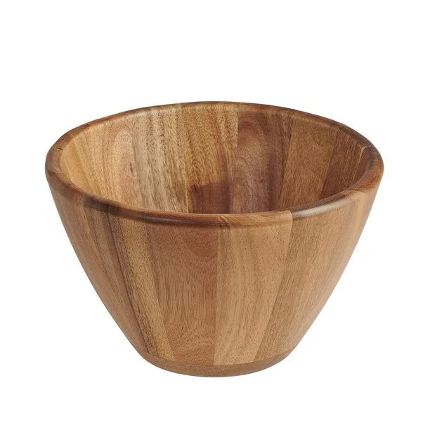 Servappetit Acacia Wood Large Serving Bowl - Made of Premium Acacia Wood - Salads, Fruits, Chips,... | Walmart (US)