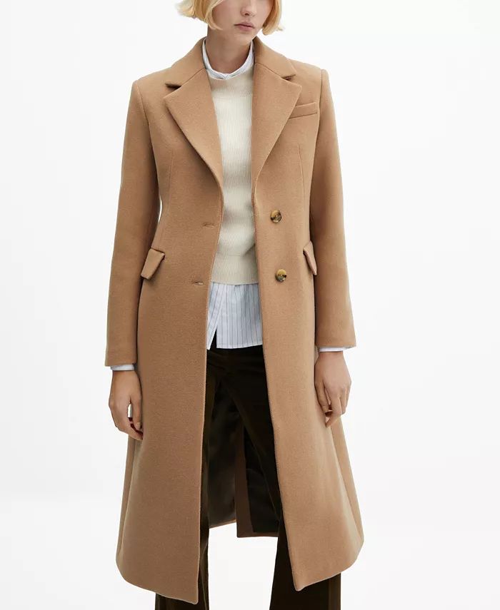 Women's Wool Overcoat | Macy's