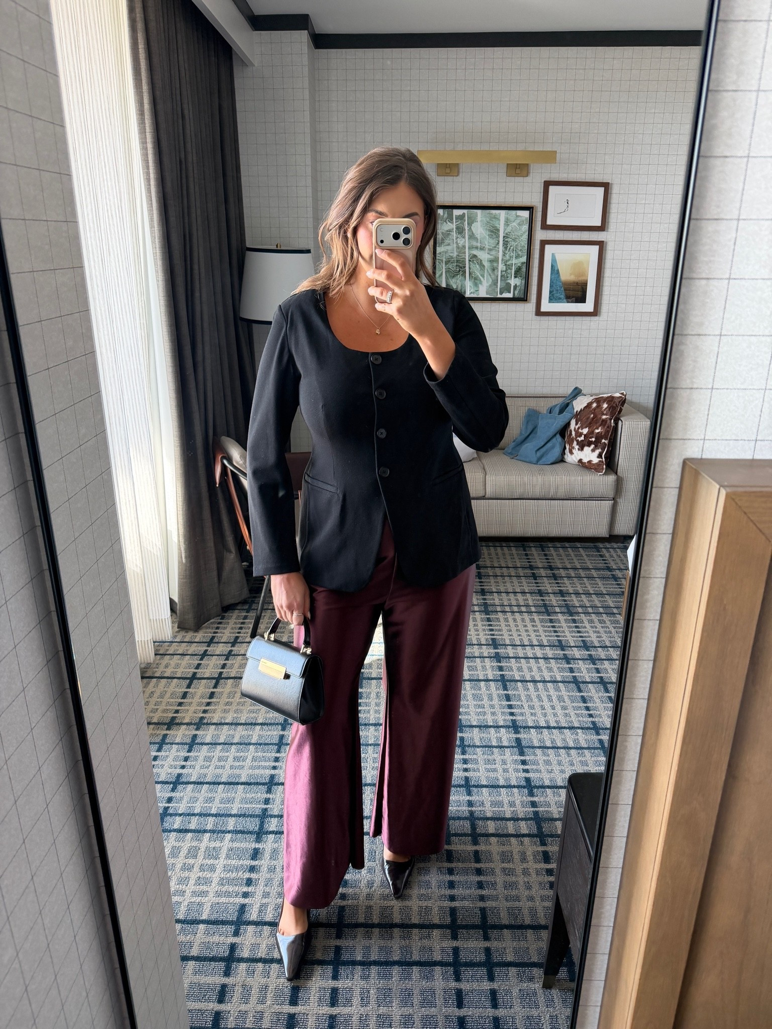 Burgundy + black might be my favorite fall color combo 🤎 This look feels polished, chic, and still so easy to wear.

fall work outfit, burgundy pants outfit, black blazer outfit, fall office style, chic workwear, business casual outfit, elevated fall fashion, women’s fall outfit

#LTKCon #LTKgrwm #LTKTall