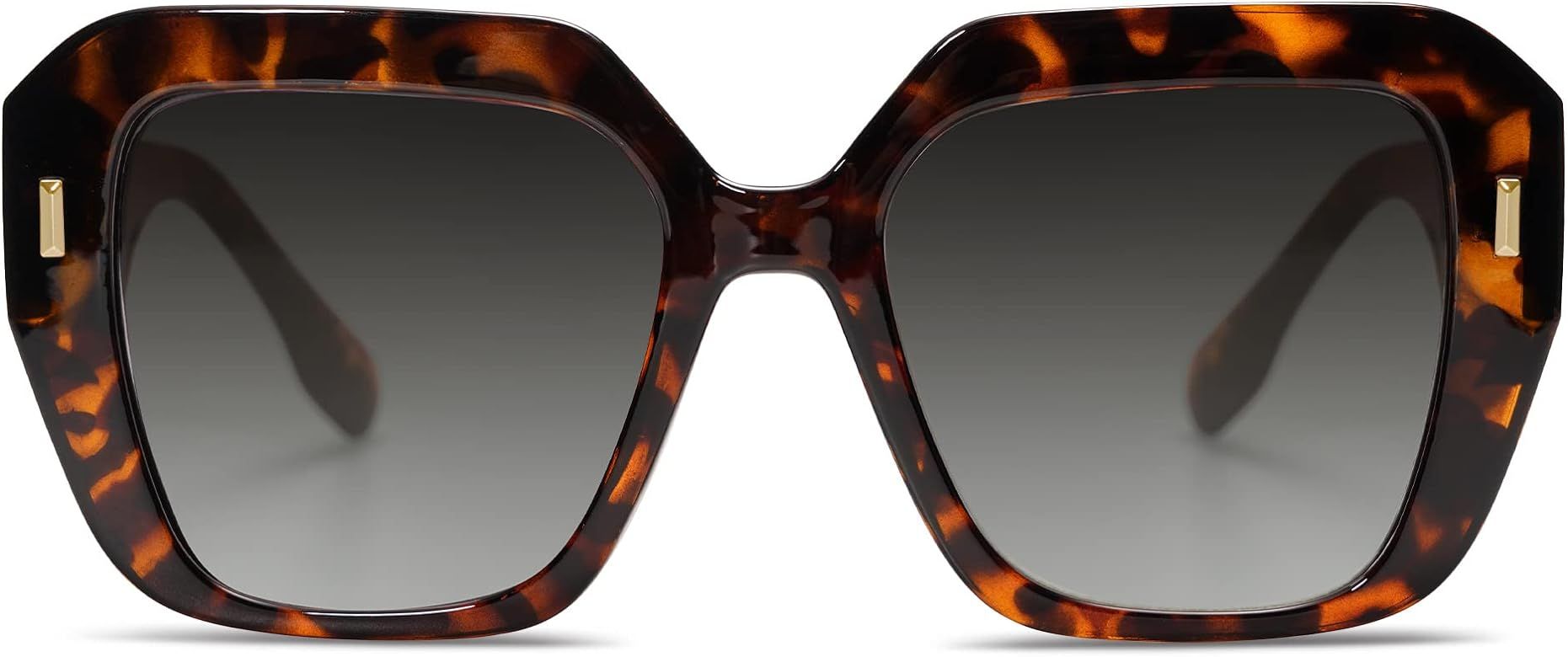 SOJOS Fashion Square Oversized Sunglasses for Women Trendy Big Large UV400 Protection Lens Womens... | Amazon (US)