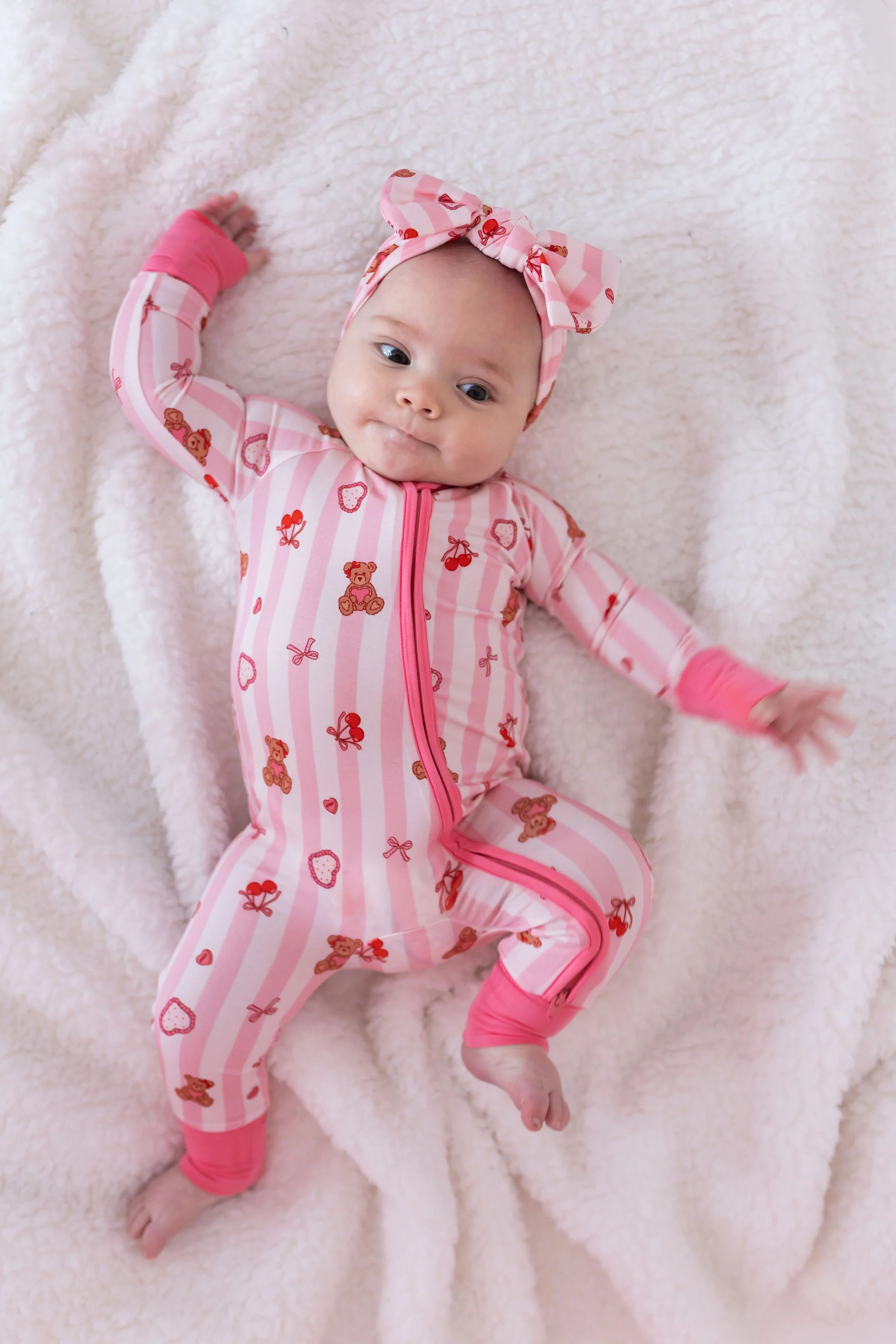 Love You Bear-y Much Zipper Romper | In My Jammers