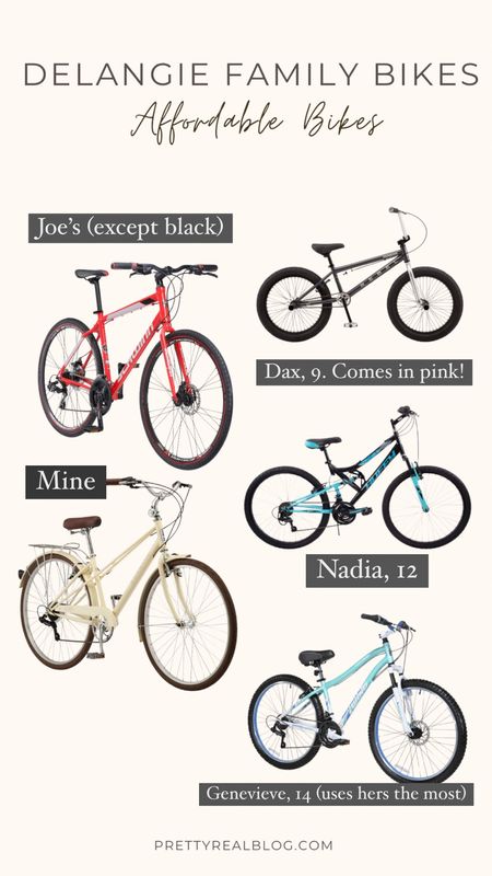 Our family’s bikes! Tested and approved. Kids bikes are under $175. Gift idea

#LTKFamily #LTKKids #LTKOver40