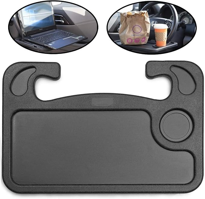 lebogner Auto Steering Wheel Desk, Laptop, Tablet, iPad Or Notebook Car Travel Table, Food Eating... | Amazon (US)