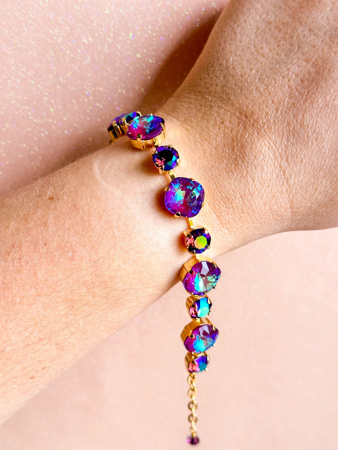 Boysenberry Delite 12mm Cushion Cut and 8mm Amethyst AB - Etsy | Etsy (US)