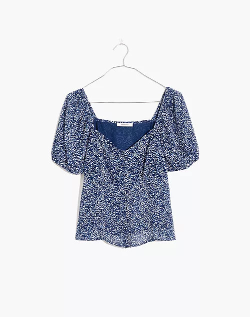 Sweetheart Top in Bengali Blockprint | Madewell