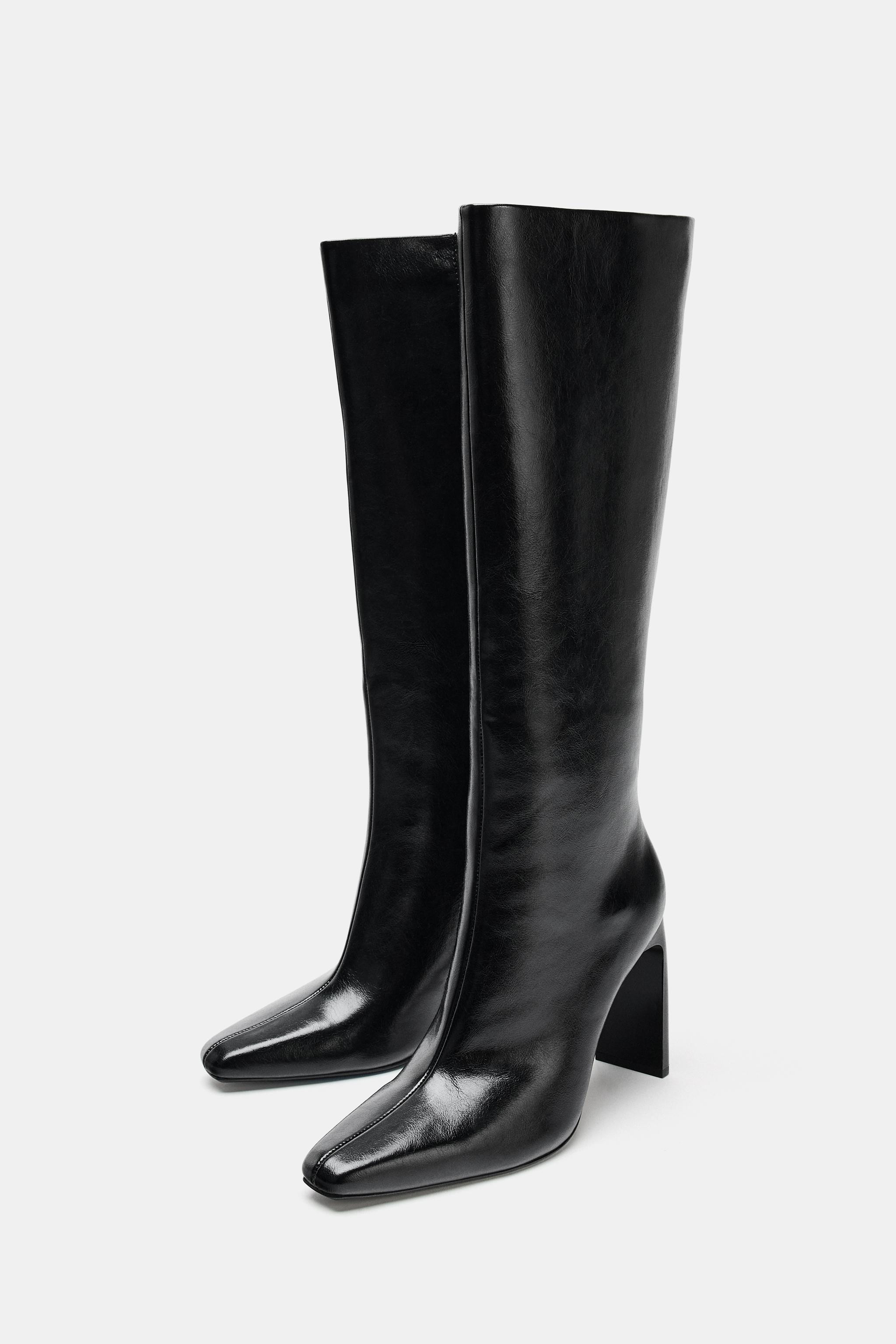 POINTED TOE HEEL BOOTS | Zara US