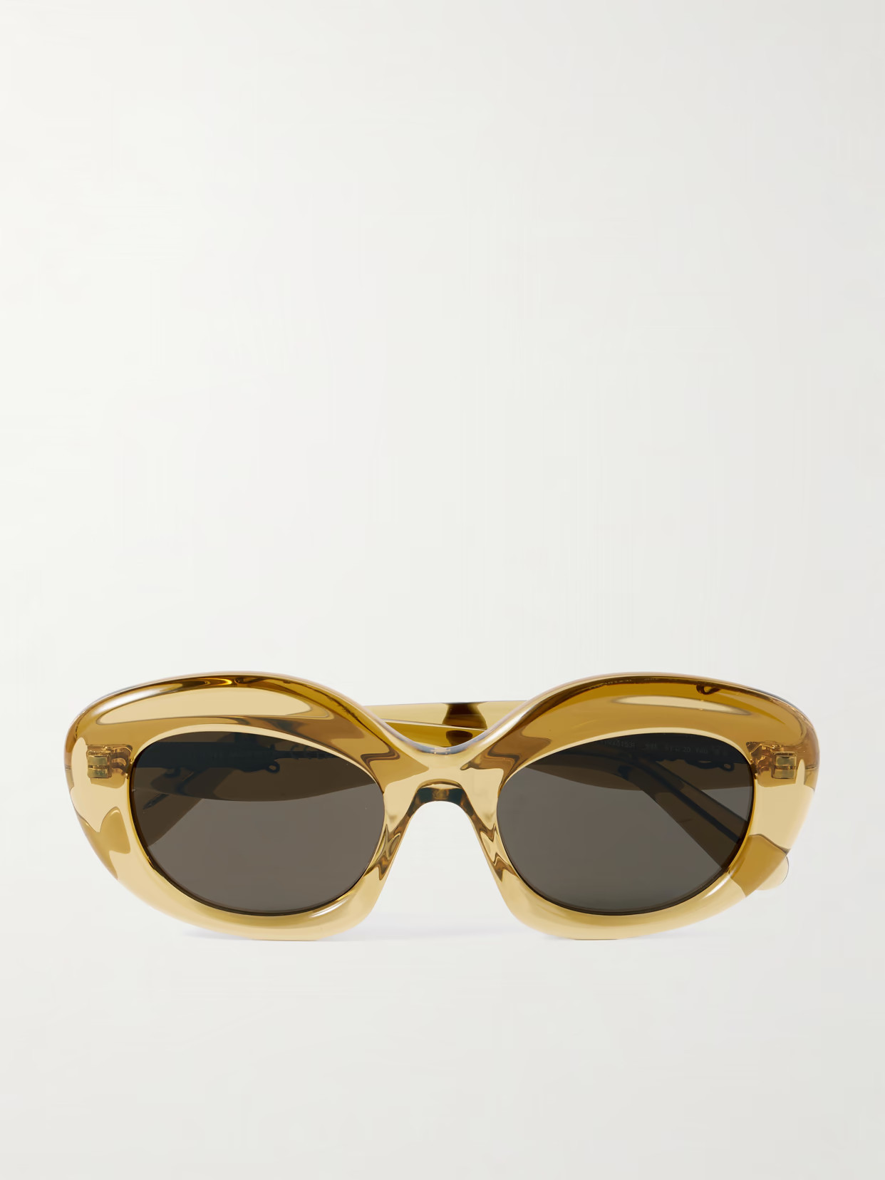 Loewe - Curvy Oversized Round-frame Acetate Sunglasses - Green | NET-A-PORTER (US)