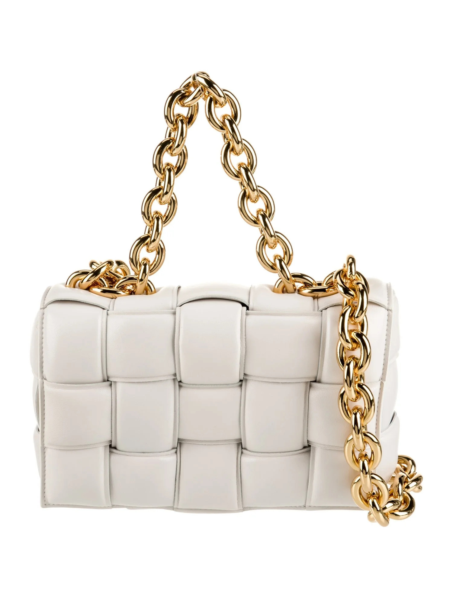 Leather Chain Padded Cassette | The RealReal