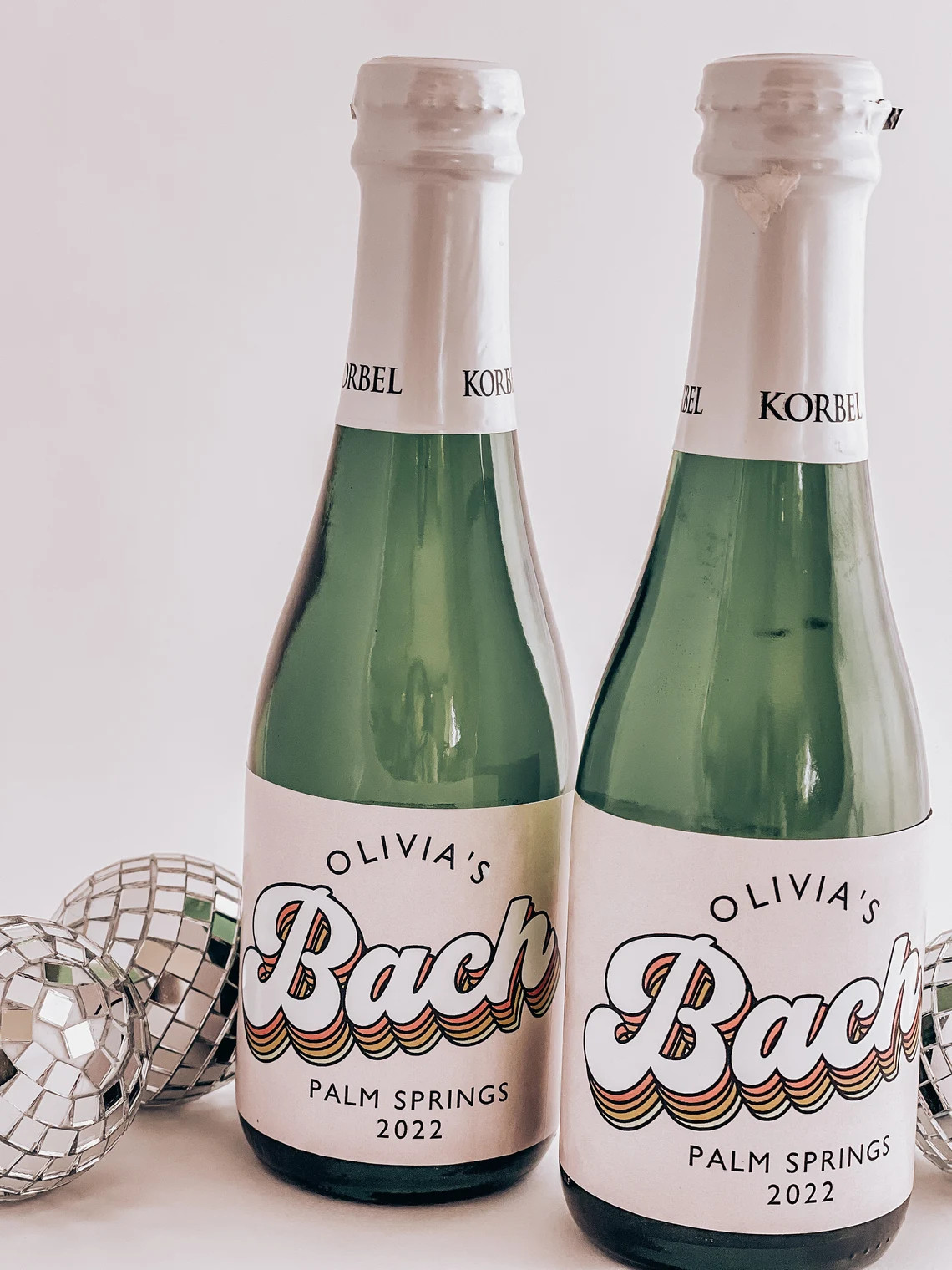 Mini Champagne Bottle Label  Waterproof  Bachelorette Party - Etsy | Etsy (US)
