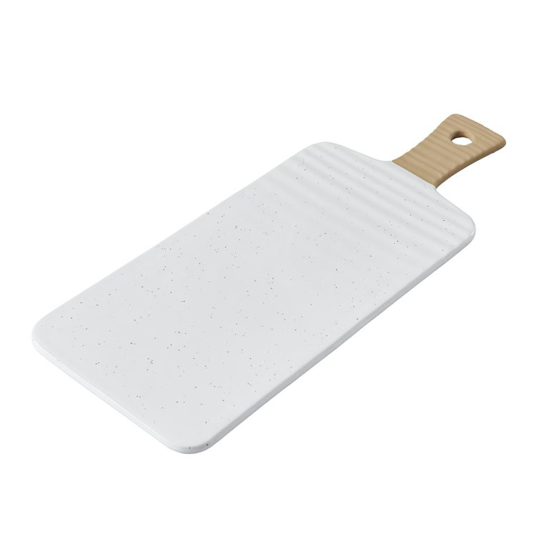 Better Homes & Gardens Abbott Exposed Clay Stoneware Charcuterie Platter, White Speckled | Walmart (US)