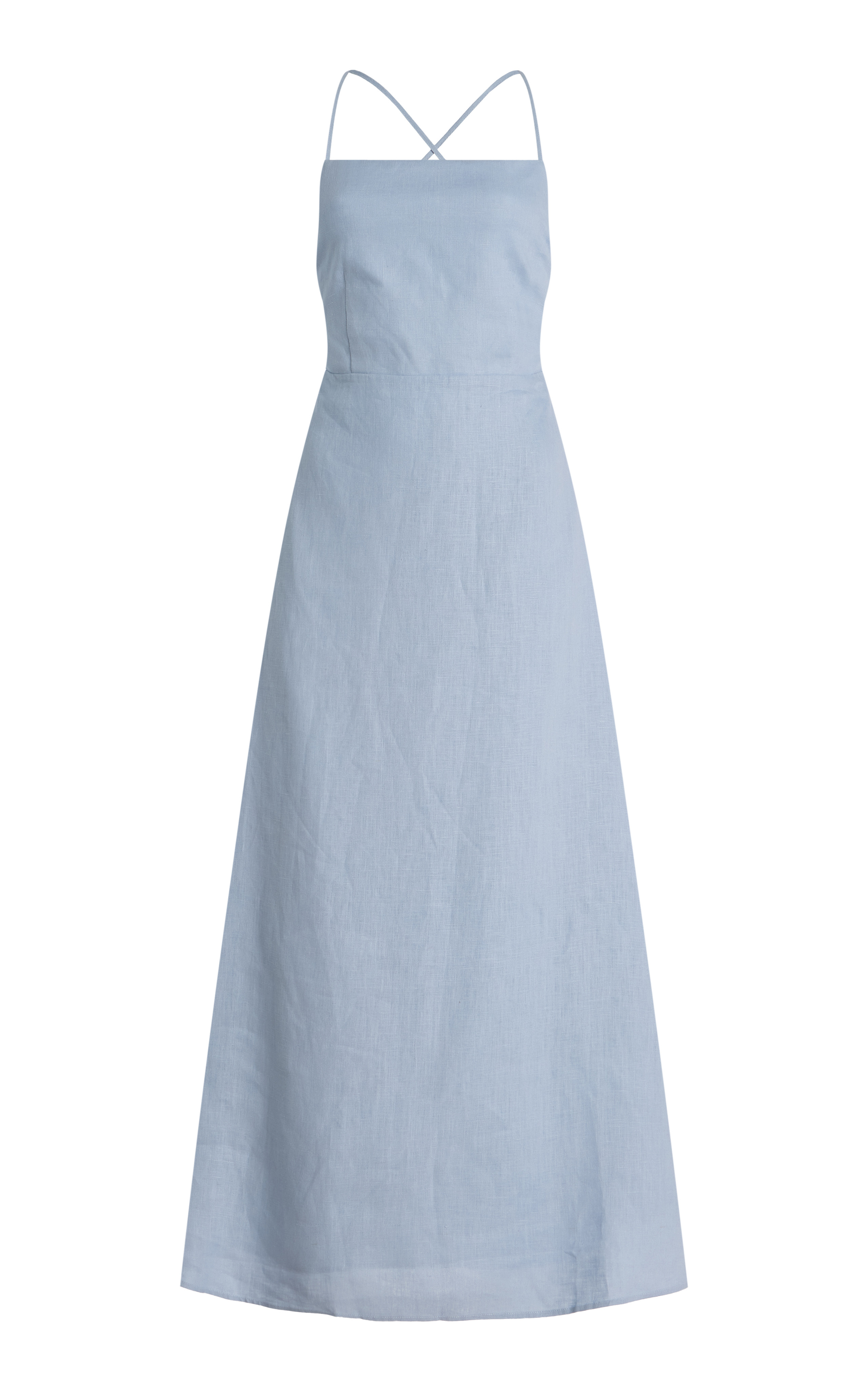 Exclusive Riviera Lori Open-Back Linen Maxi Dress | Moda Operandi (Global)