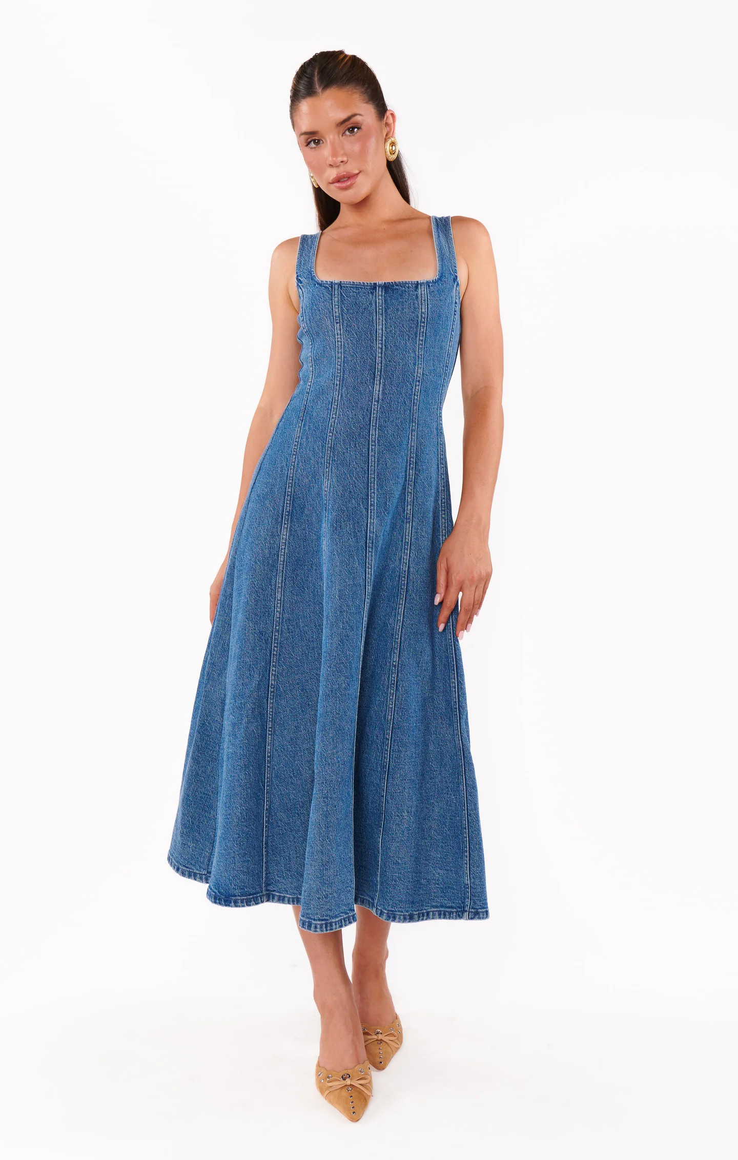 Prim Midi Dress ~ Windy Indigo | Show Me Your Mumu