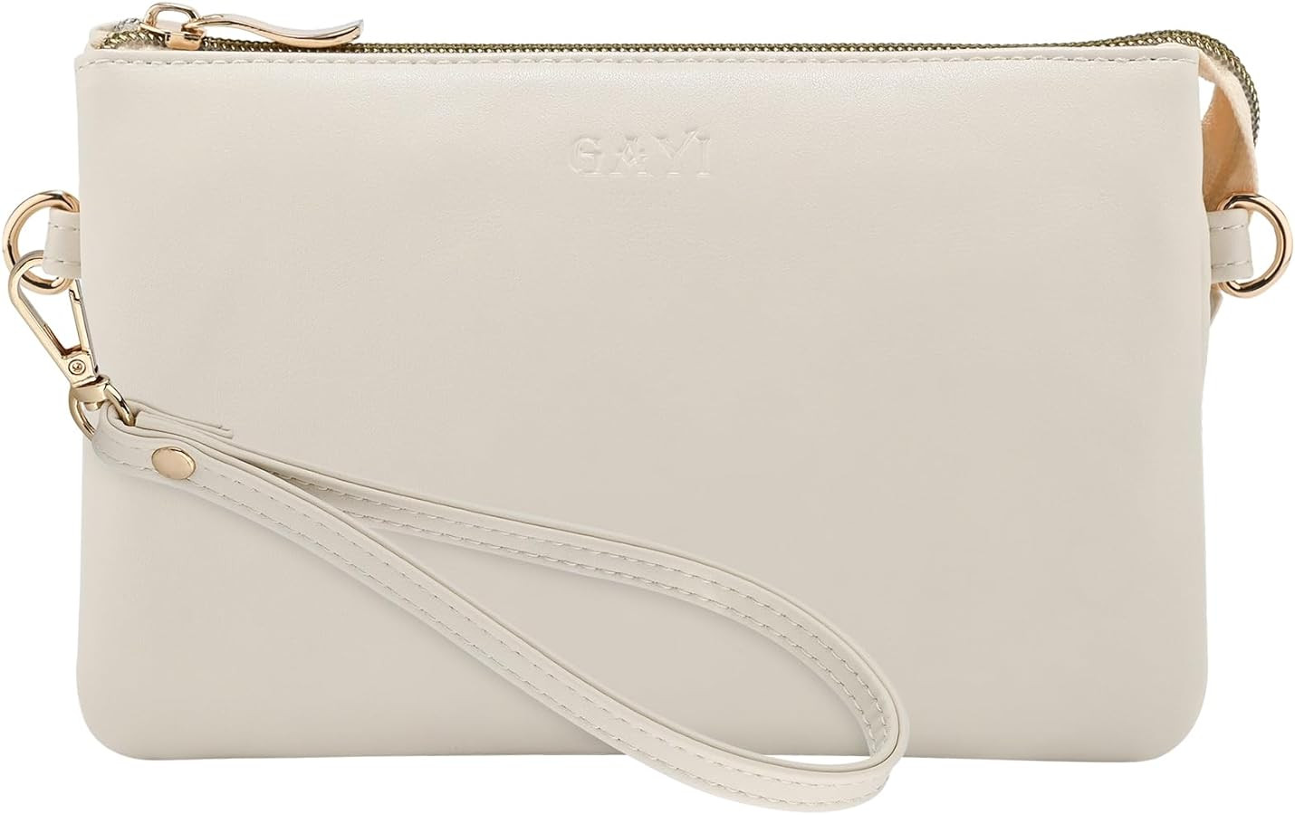 GAYI URBAN Wristlet Purses for Women, Vegan Leather Crossbody Evening Zip Clutch Bag with Strap | Amazon (US)