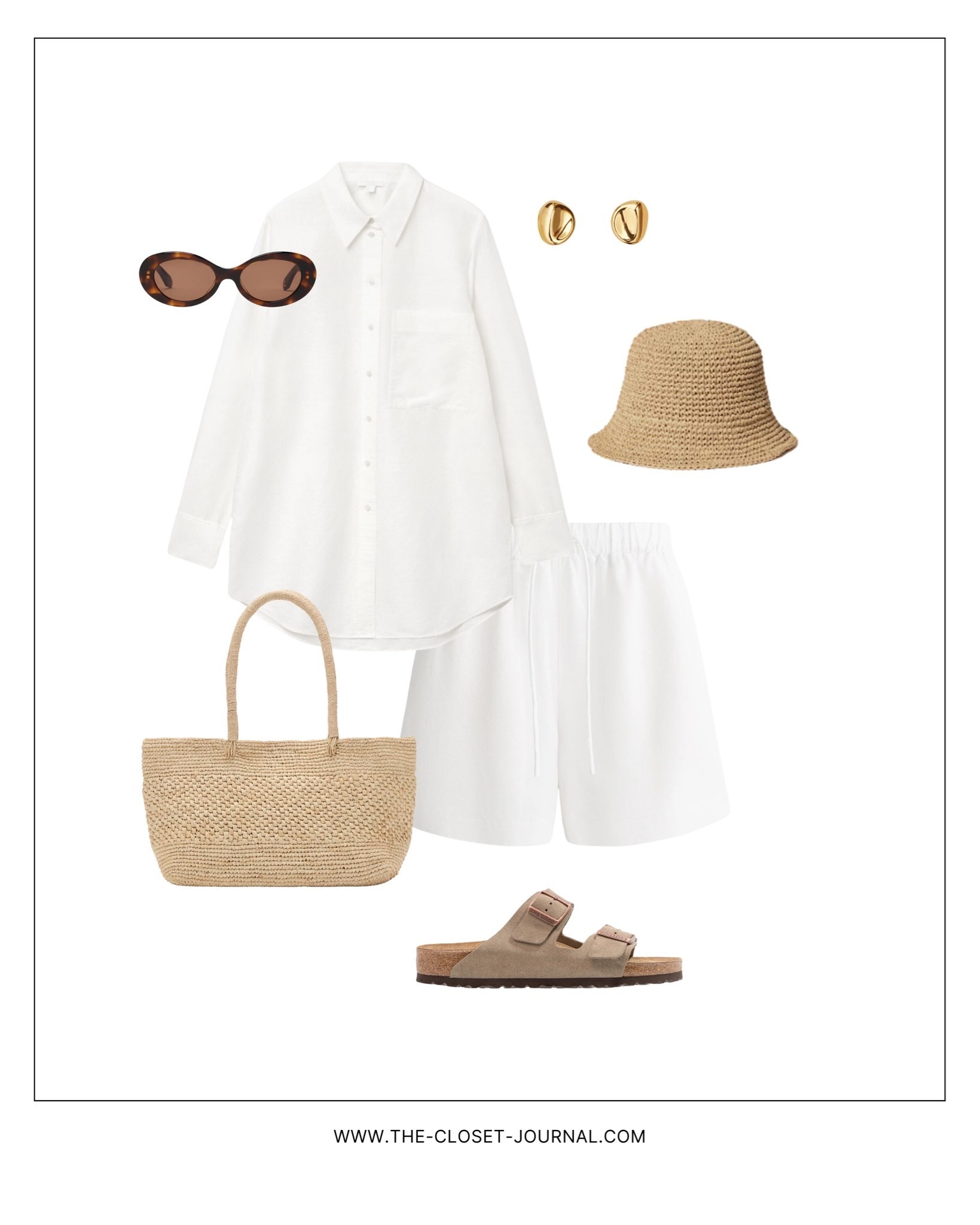 Summer look - White Linen