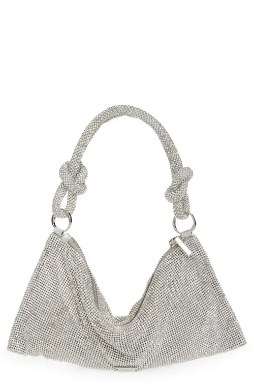 Cult Gaia Hera Nano Rhinestone Shoulder Bag in Clear at Nordstrom | Nordstrom