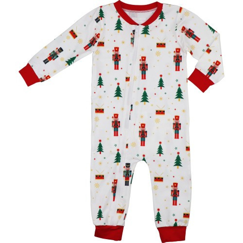 Nutcracker Knit Christmas Zipper Pajamas - Shipping Mid-October | Cecil and Lou